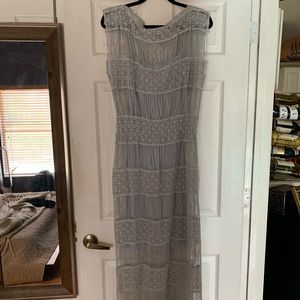 Light Blue Anthropologie Maxi Dress